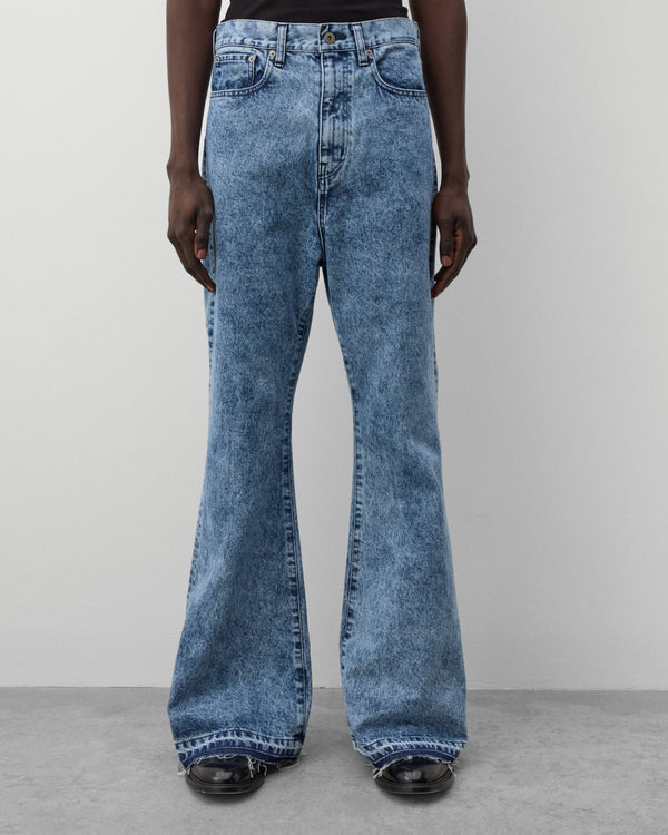 Junya Watanabe Man - Men's Flared Bootcut Jeans - (Indigo)