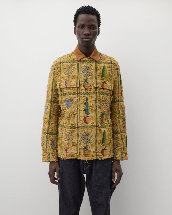 Junya Watanabe Man - Men's Plant Pot Tapestry Jacket - (Brown)