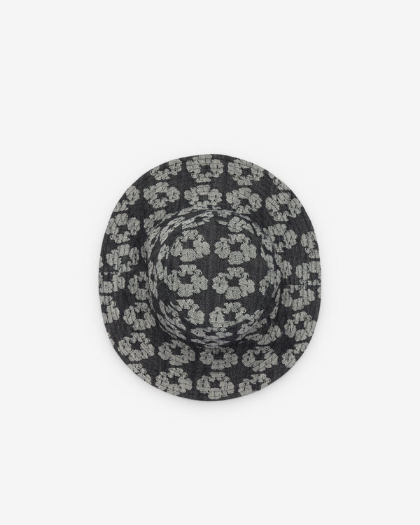 Denim Tears - Men's Jacquard Wreath Bucket Hat - (Washed Black)