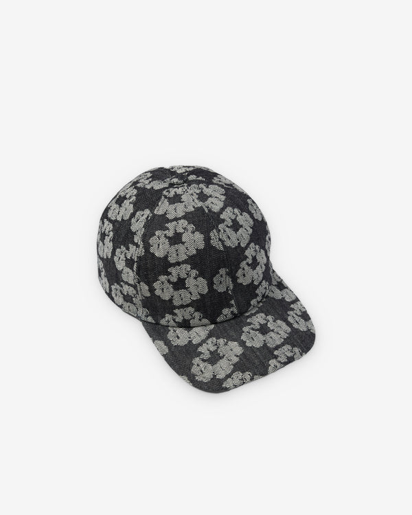 Denim Tears - Men's Jacquard Wreath Denim Cap - (Washed Black)