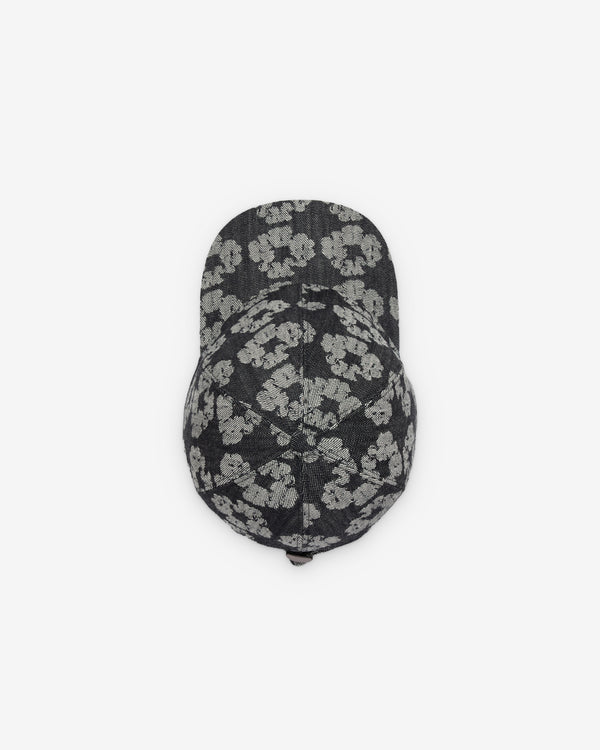 Denim Tears - Men's Jacquard Wreath Denim Cap - (Washed Black)