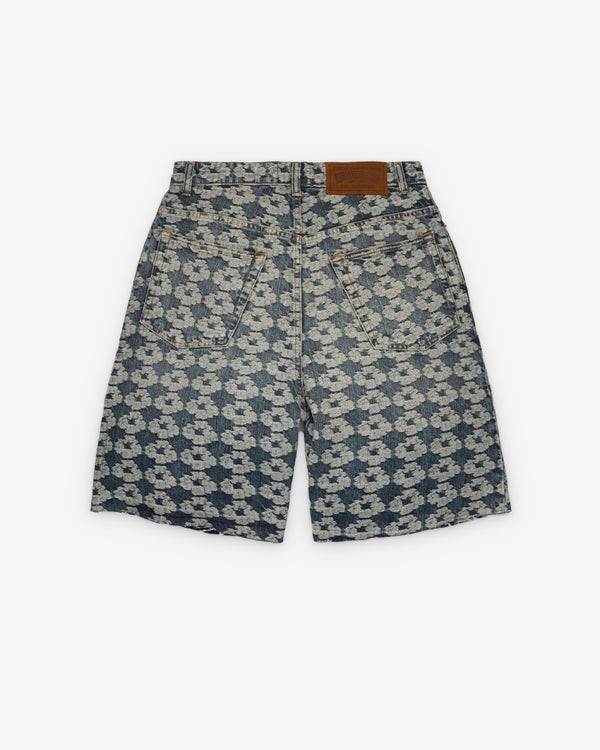 Denim Tears - Men's Jacquard Wreath Denim Short - (Jacquard)