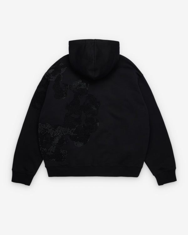 Denim Tears - Men's Jumbo Wreath Pull Over Hoodie - (Black)