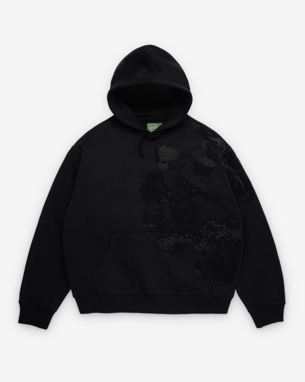 Denim Tears - Men's Jumbo Wreath Pull Over Hoodie - (Black)