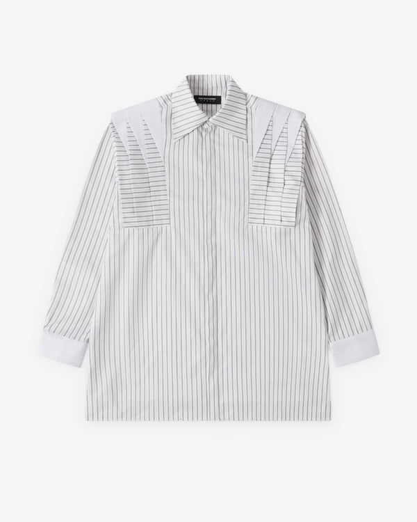 Kiko Kostadinov - Women's Hermen Shirt - (Khaki Stripe)