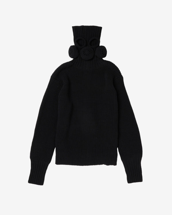 Doublet - Men's Gas Mask Turtleneck - (Black)