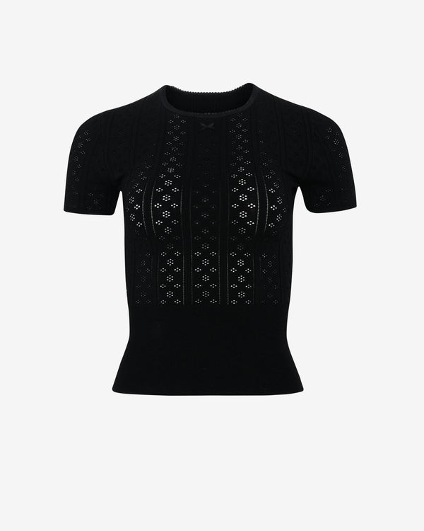 JW Anderson - Women's Pointelle Tee - (Black)