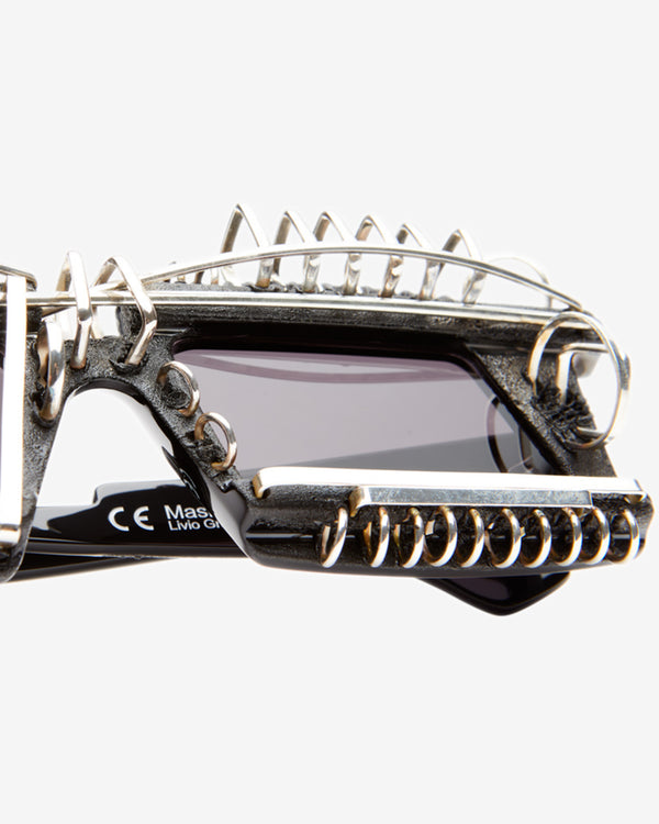 Junya Watanabe Man - Kuboraum Men's Mask X21 Silver Sunglasses - (Black)