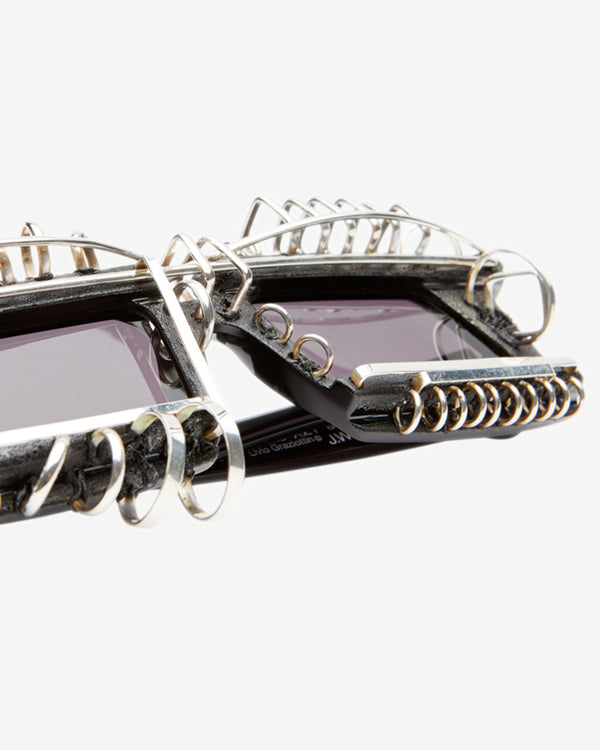Junya Watanabe Man - Kuboraum Men's Mask X21 Silver Sunglasses - (Black)
