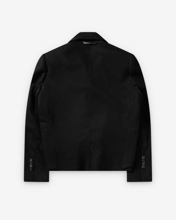 Litkovska - Women's Draped Wool Peacoat - (Black)