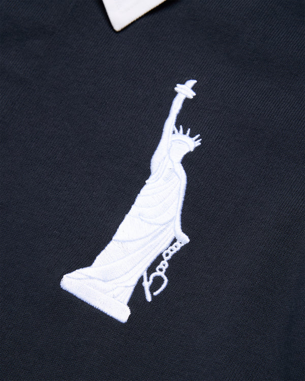 Denim Tears - Men's Lady Liberty Rugby - (Navy)