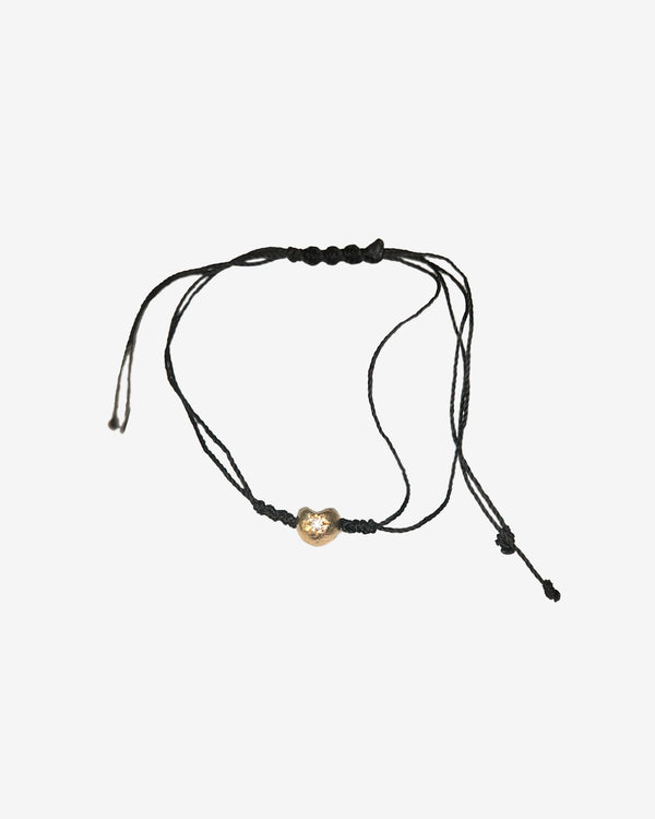 Weinan Pan - Large Fortune Cookie Bracelet - (Black)