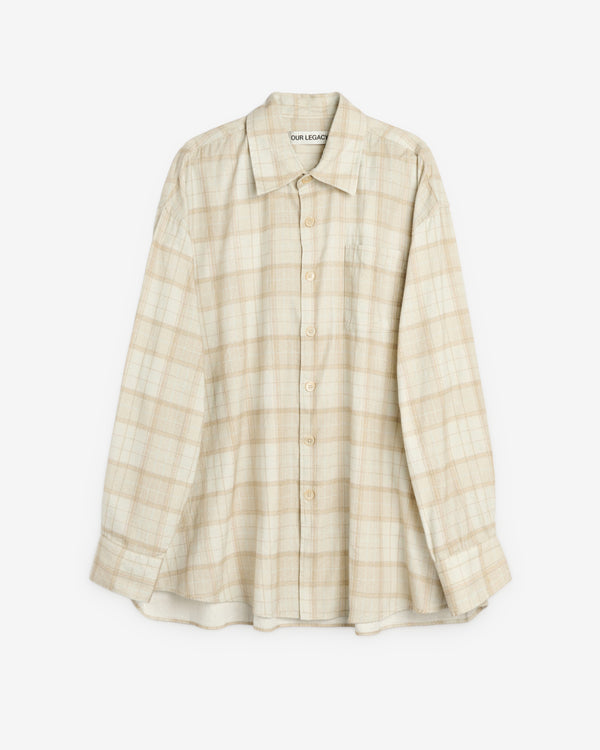 Our Legacy - Men's Borrowed Shirt - (Stella Check)