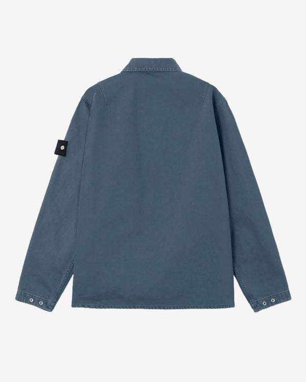 Stone Island - Men's Light Bull Denim Indigo-TC Shirt - (Indigo)
