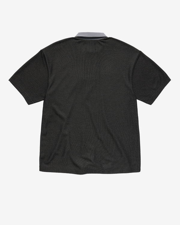 Denim Tears - Men's Masters Metallic Quarter-Zip Polo - (Metallic)