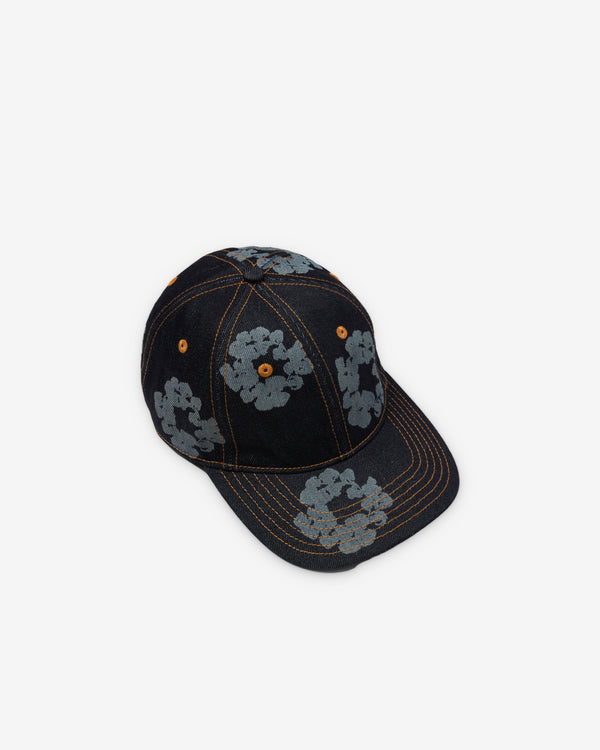Denim Tears - Men's Mono Cotton Wreath Raw Denim Cap - (Indigo Wash)