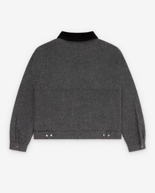 Fugazi - Men's Reversible Moving Blanket Jacket - (Grey)