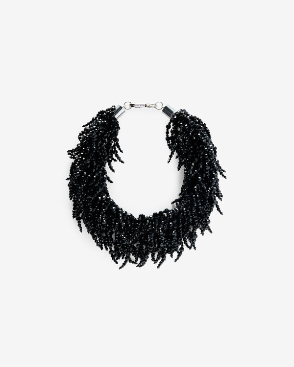 Simone Rocha - Women's Cascading Crystal Tassle Necklace - (Jet)