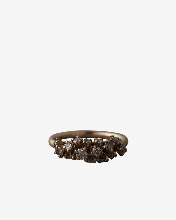Noguchi Bijoux - Gray Diamond Ring - (Yellow Gold)