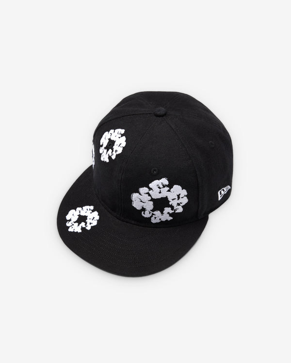 Denim Tears - Men's New Era Cotton Wreath 59/50 Fitted Cap - (Black)