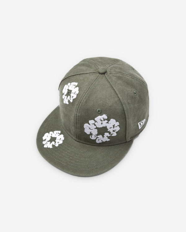 Denim Tears - Men's New Era Cotton Wreath 59/50 Fitted Cap - (Green)