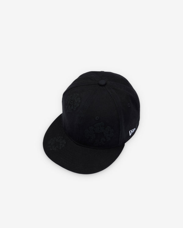 Denim Tears - Men's New Era 59/50 Mono Wreath Cap - (Black)