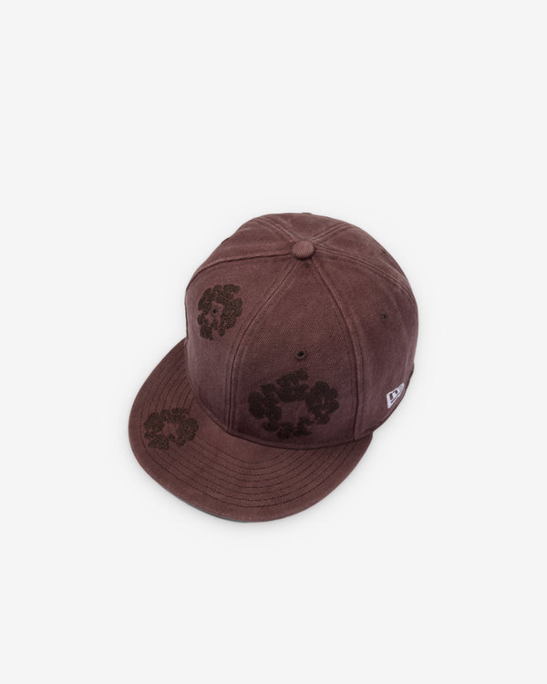 Denim Tears - Men's New Era 59/50 Mono Wreath Cap - (Dark Brown)