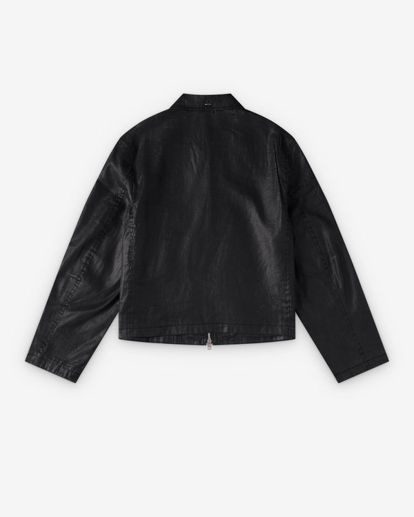 Our Legacy - Men's Mini Jacket Worker - (Lacquer Black Mirror Tencel)