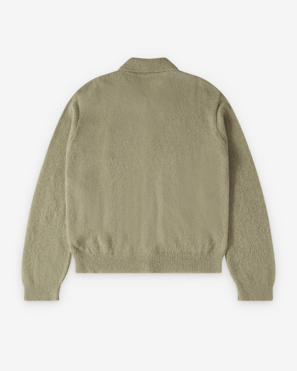Our Legacy - Men's Evening Polo - (Soft Sage Fuzzy Alpaca)