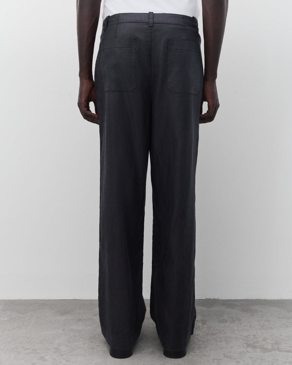 Our Legacy - Men's Still Chino - (Lacquer Black Mirror Tencel)