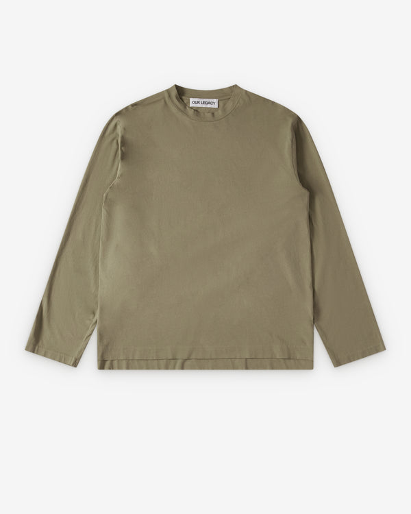 Our Legacy - Men's Box Longsleeve - (Dirty Beige Clean Jersey)