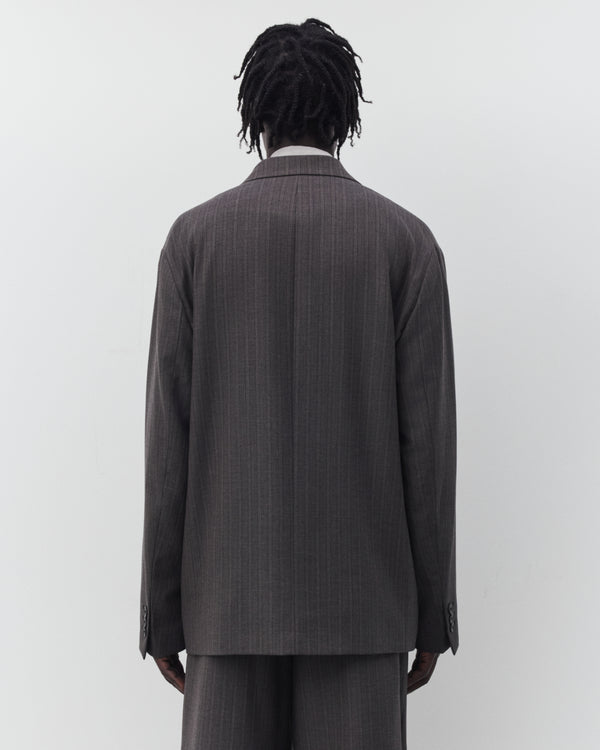 Our Legacy - Men's Halt Blazer - (Phase Stripe Motion Woolcot)