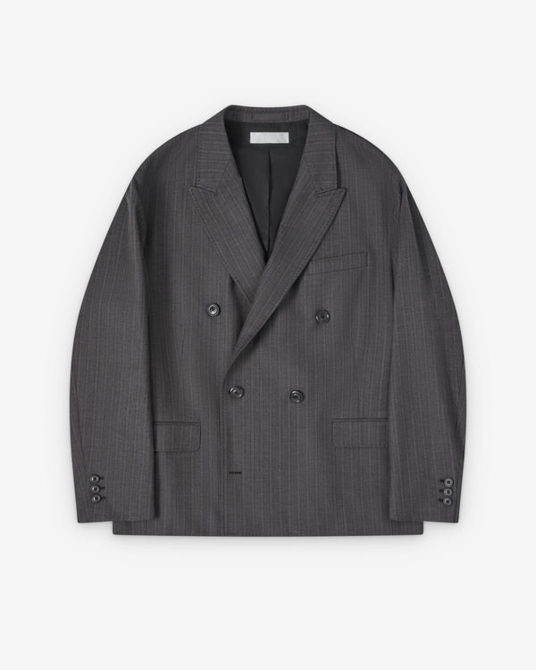 Our Legacy - Men's Halt Blazer - (Phase Stripe Motion Woolcot)