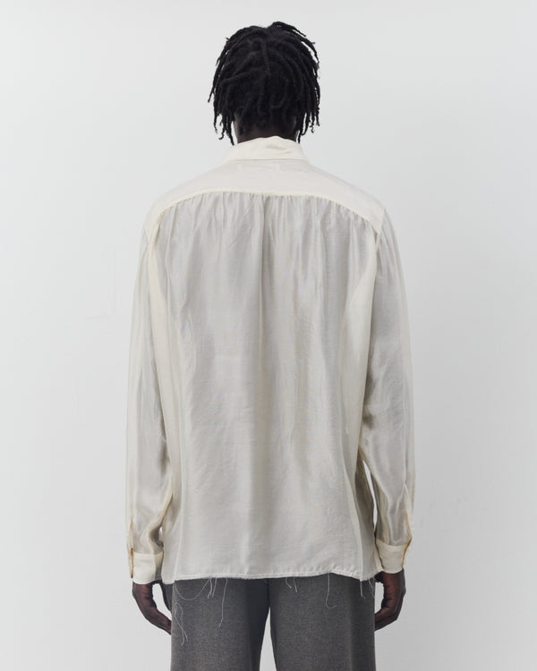 Our Legacy - Men's Tuxedo Every Shirt - (Moonlit Pearl Shimmer Gauze)