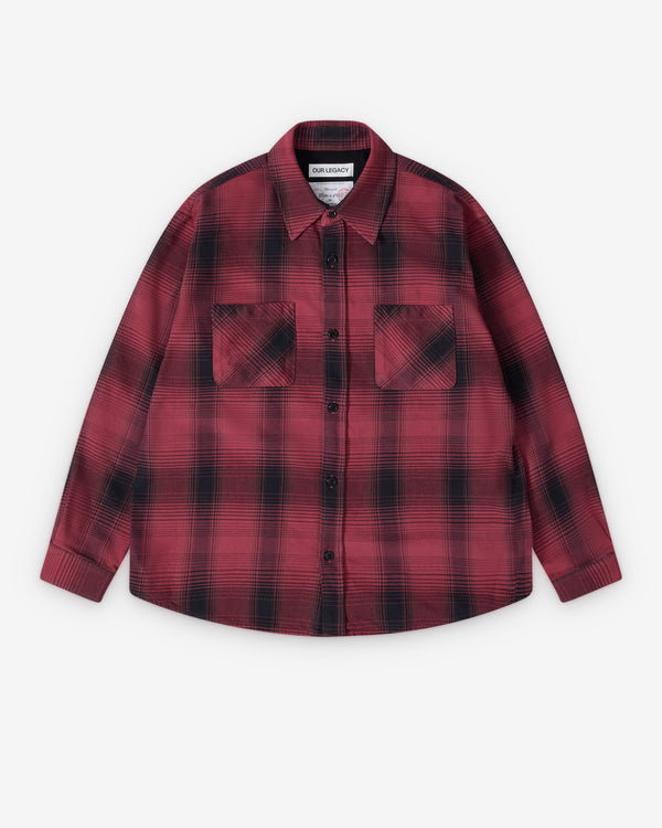 Our Legacy - Men's Whoppin Shirt - (Bison Check Ranch Cotton)