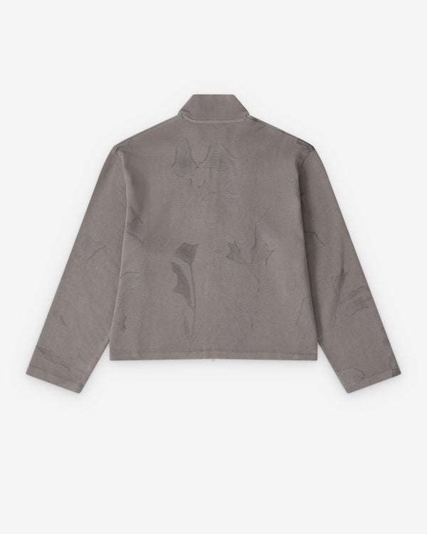 Our Legacy - Men's Shrunken Fullzip - (Silt Flower Athletic Rib)