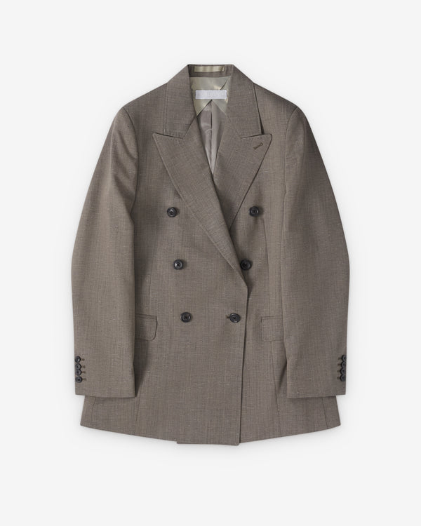 Our Legacy - Women's Haul Blazer - (Clay Flowy Fleck Wool)