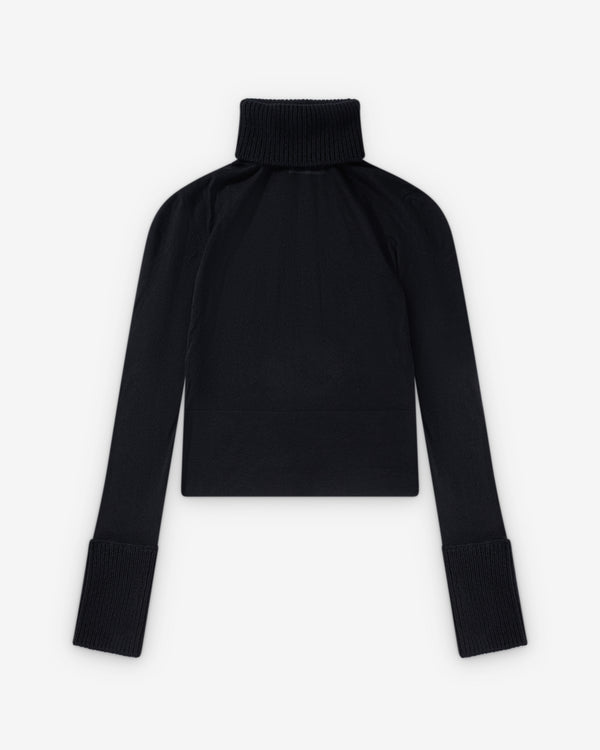Our Legacy - Women's Inverse Turtleneck - (Black Superfine Merino)