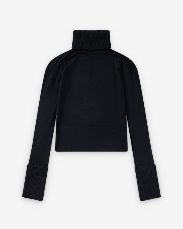 Our Legacy - Women's Inverse Turtleneck - (Black Superfine Merino)