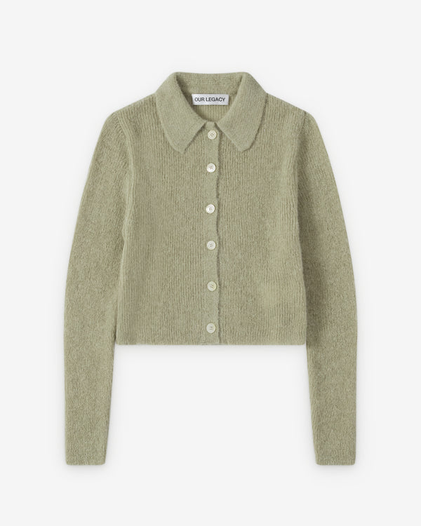 Our Legacy - Women's Mazzy Polo - (Soft Sage Fuzzy Alpaca)