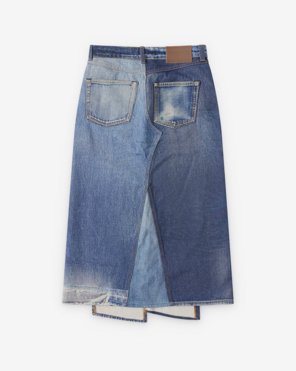 Our Legacy - Women's Craft Skirt - (Azure Print)