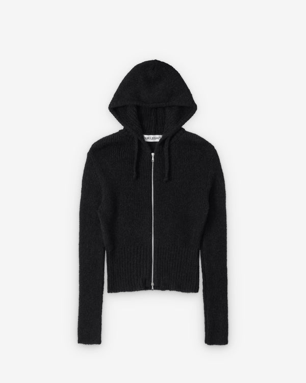 Our Legacy - Women's Compact Hood - (Black Fuzzy Alpaca)