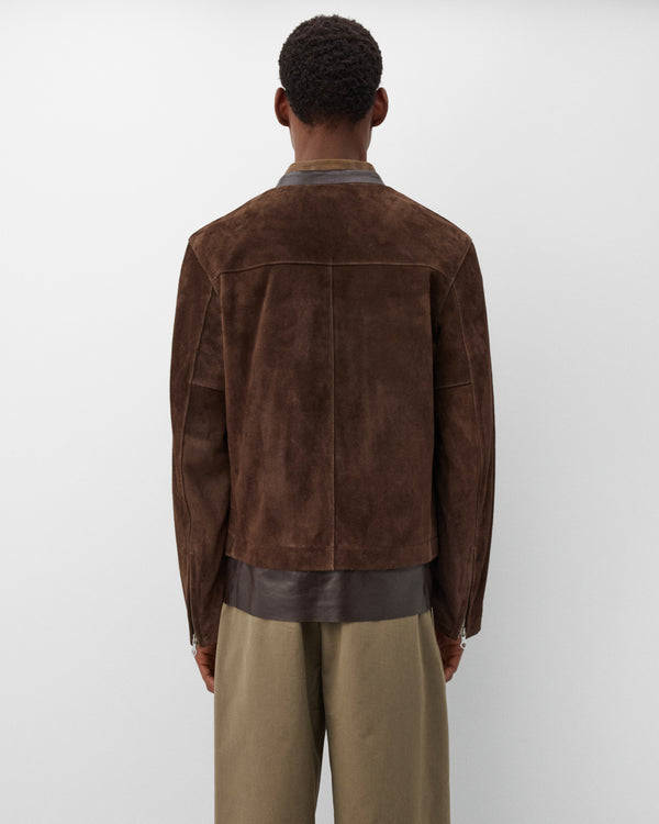 Our Legacy - Men's Drift Jacket - (Wenge Brown Wet Suede)