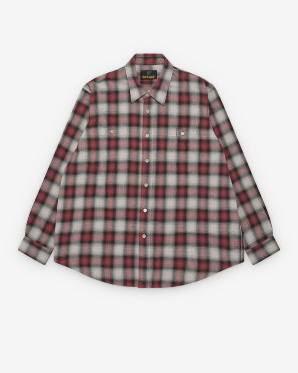 Our Legacy Work Shop - Men's Timberland Check Shirt - (Red)