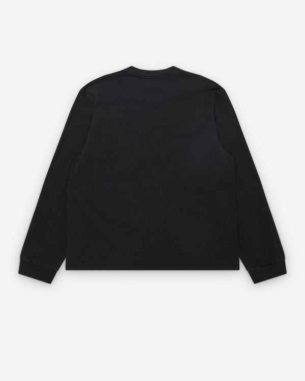 Our Legacy Work Shop - Men's Timberland Pocket Longsleeve - (Washed Black)