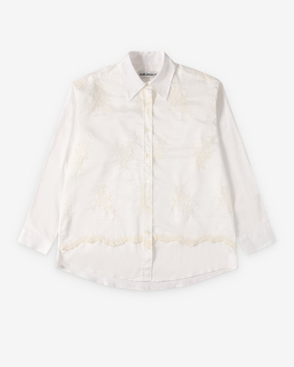 Our Legacy - Women's Precious Shirt - (Ivory Cloud Breezey Cotton)