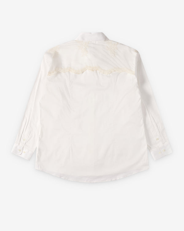 Our Legacy - Women's Precious Shirt - (Ivory Cloud Breezey Cotton)