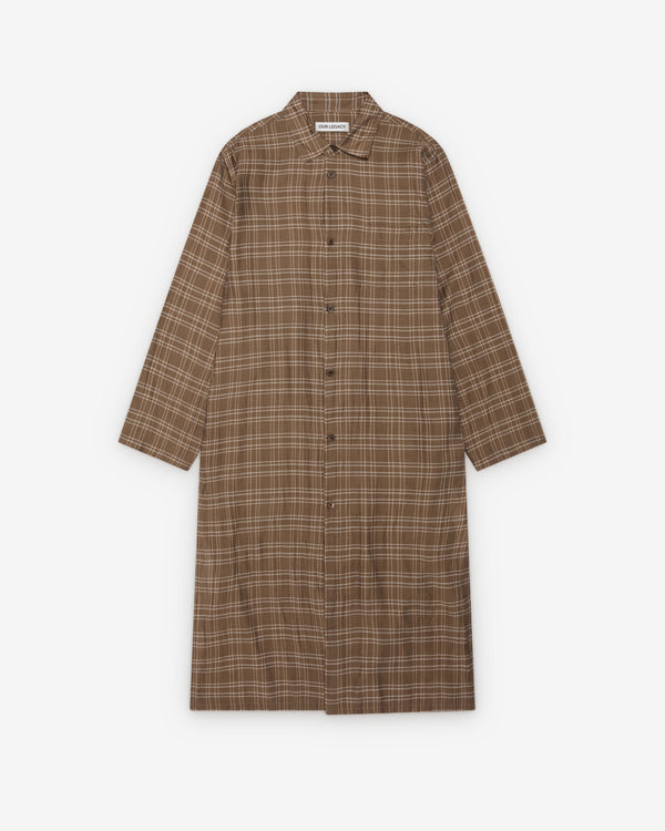 Our Legacy - Men's Strand Shirt - (Walnut Grid)