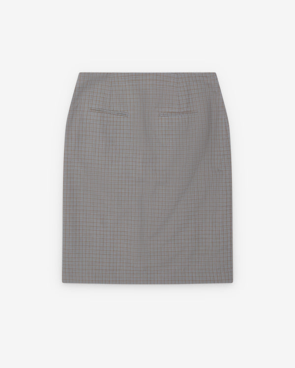 Our Legacy - Women's Siren Skirt - (Frosted Moss Check)