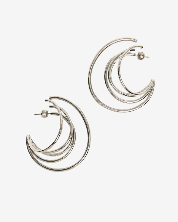 Panconesi - Orbit Earrings Large - (Silver)